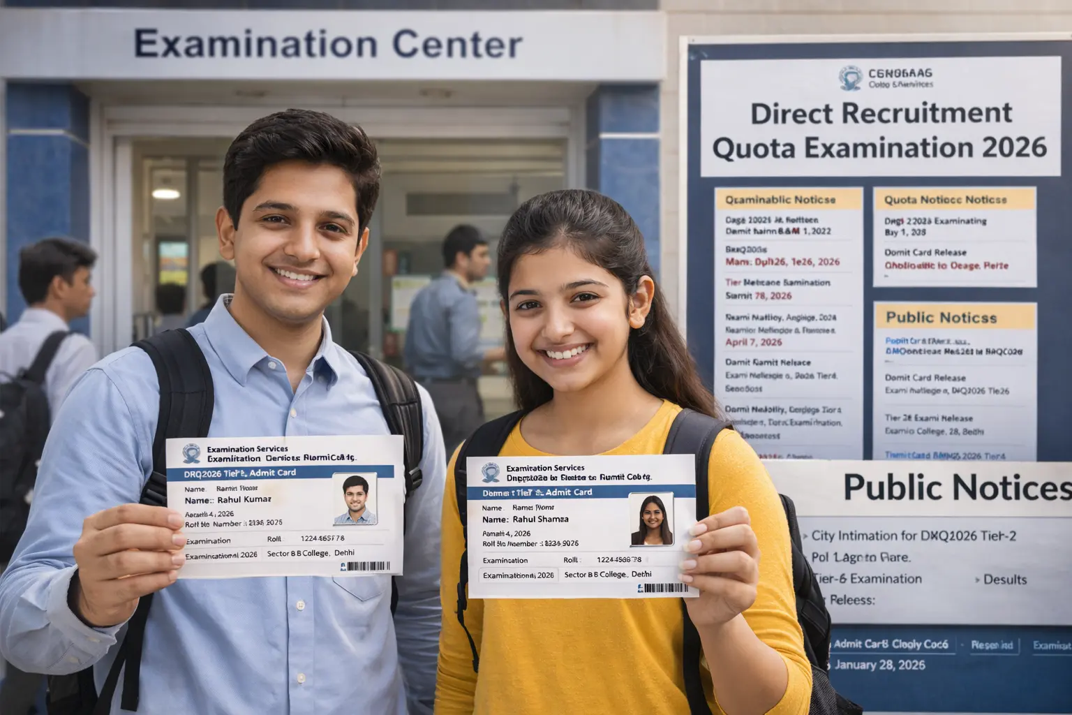 Direct Recruitment Quota Examination 2026: Key Updates and Admit Card Information