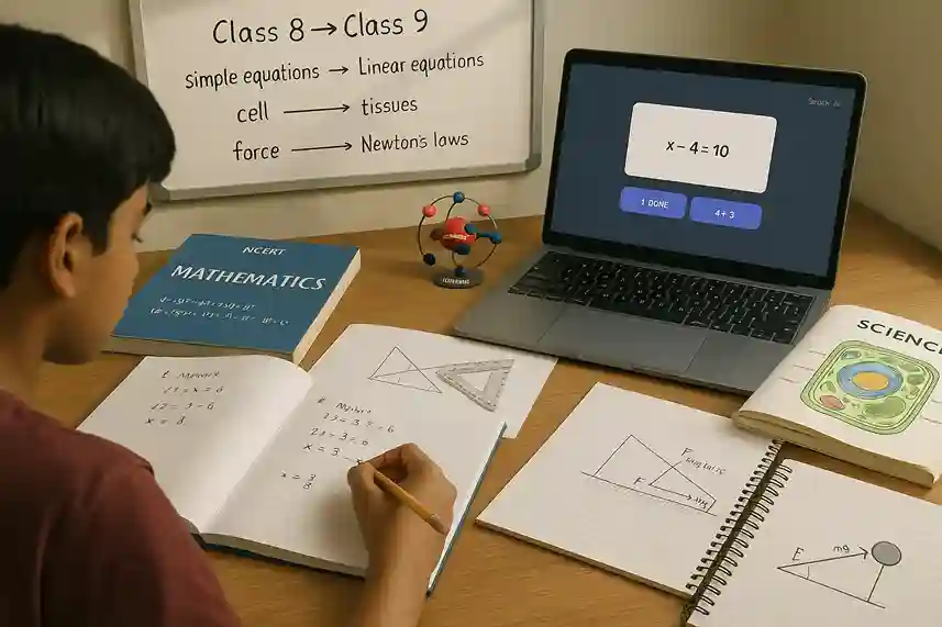CBSE Class 8 Bridge Topics That Are Essential for Class 9 Success