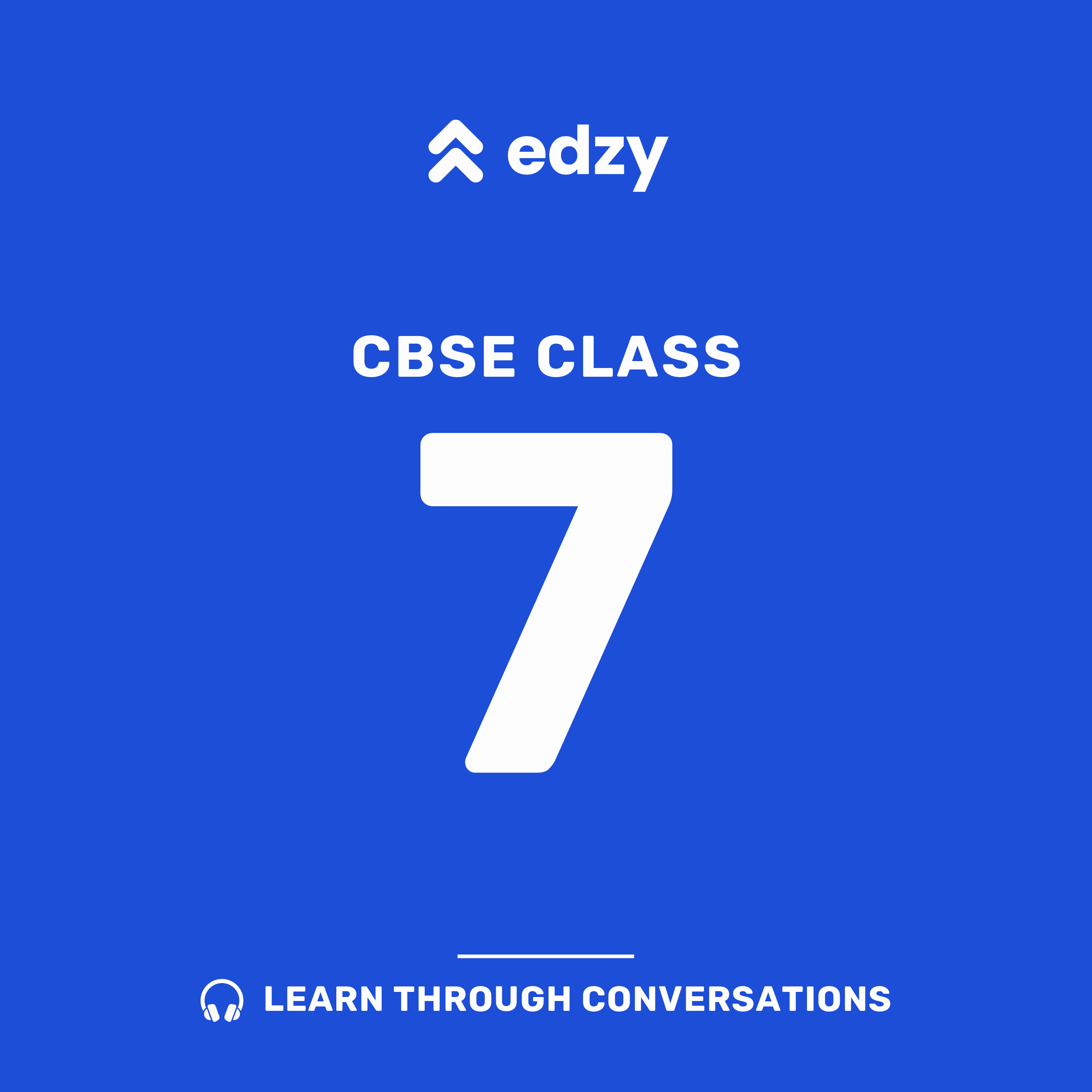 Edzy CBSE Class 7 podcast artwork