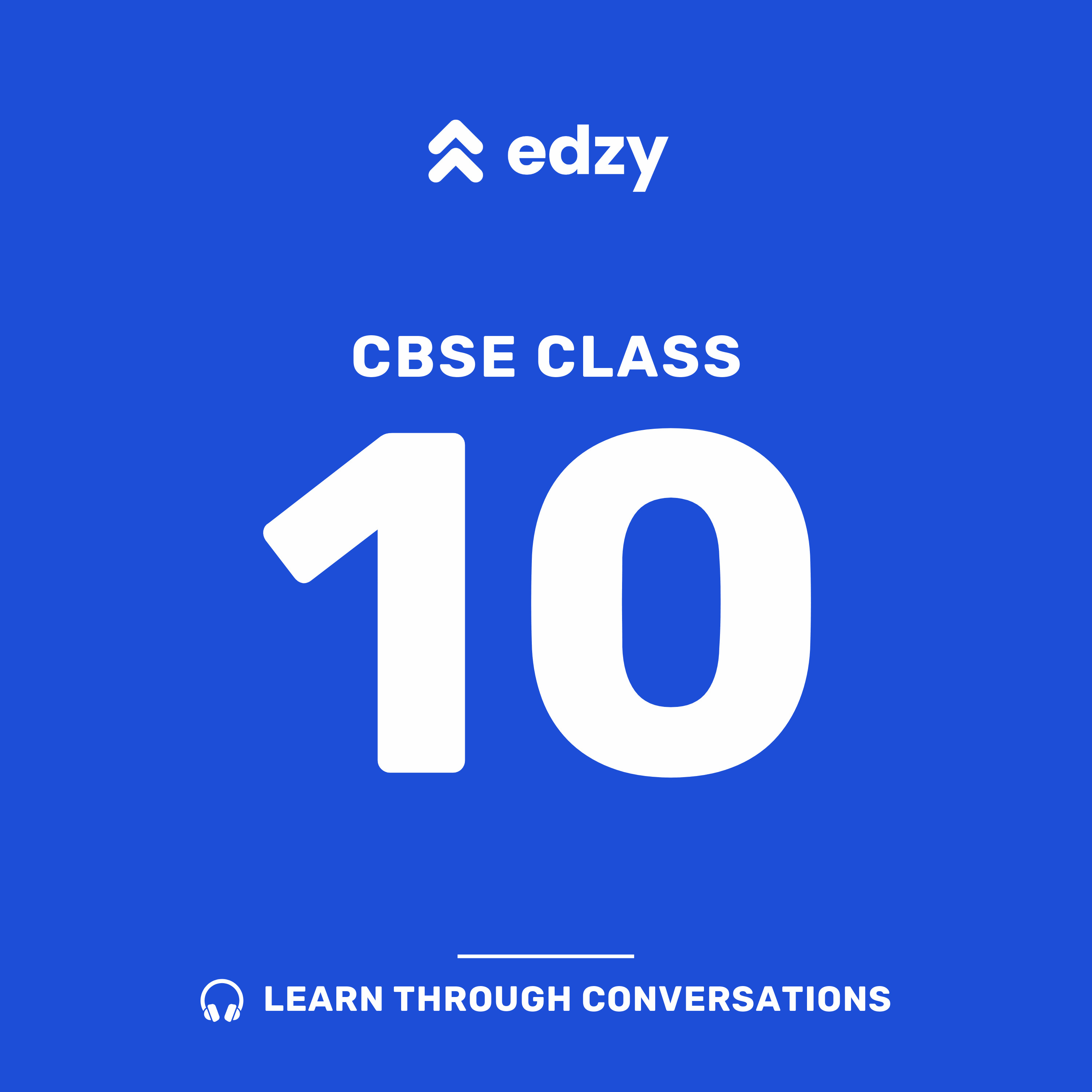 Edzy CBSE Class 10 podcast artwork